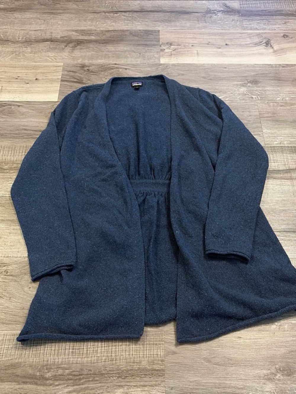 Patagonia blue cardigan